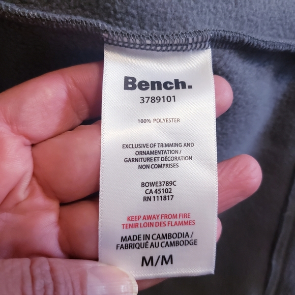 BENCH NWT Long Sleeve Fleece Jacket - M - Picture 7 of 10